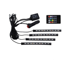 5050 Rgb Led Strip Light Car Interior BLE Remote APP Control Battery Led Light Strip